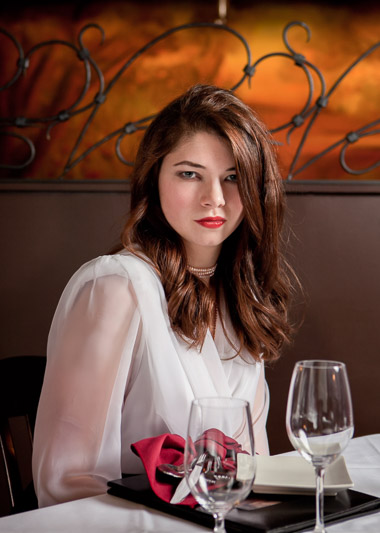 portrait in Missoula restaurant